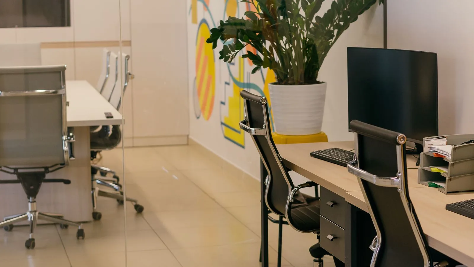 Bureaux professionnels propres et entretenus